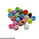 PANDA SUPERSTORE 100 PCS Round Candy Beads Large Beads for Kids Easy Craft 10MM  B00KIK1G64